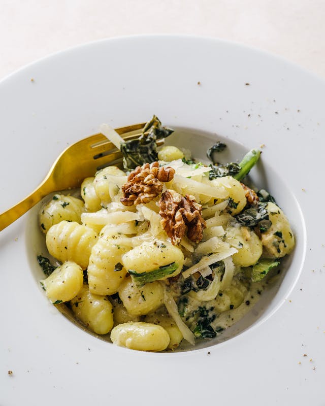 Gnocchi with herbs